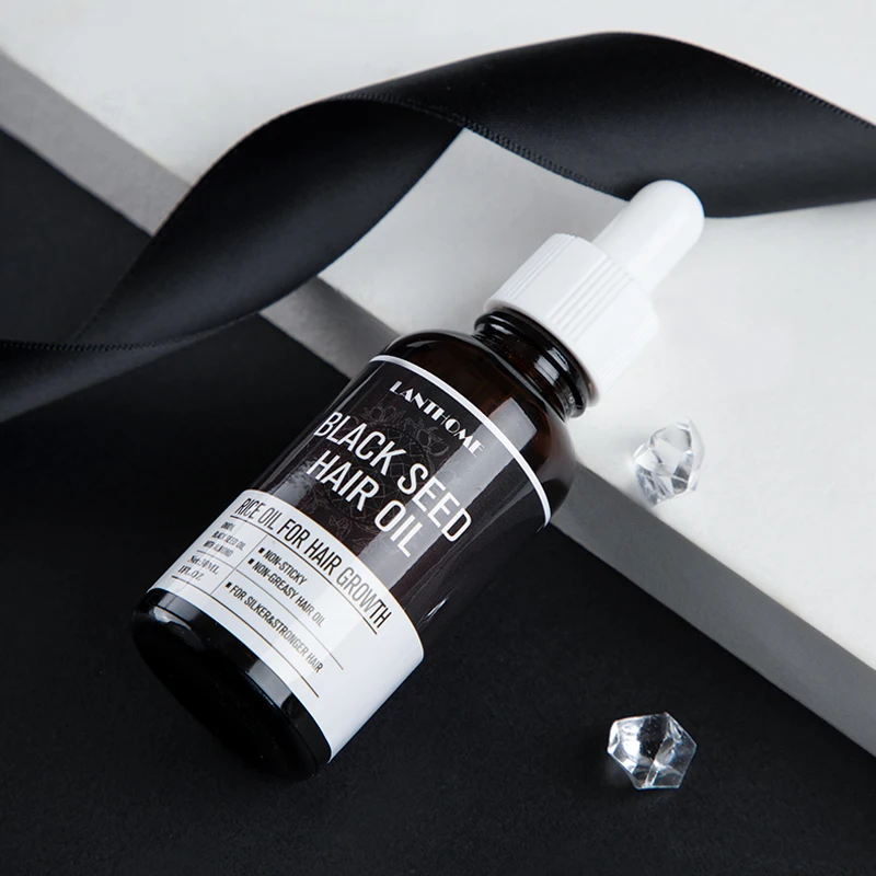 Спрей для роста волос Lanthome Black Rice 30 мл масло выпадение уход за волосами продукты