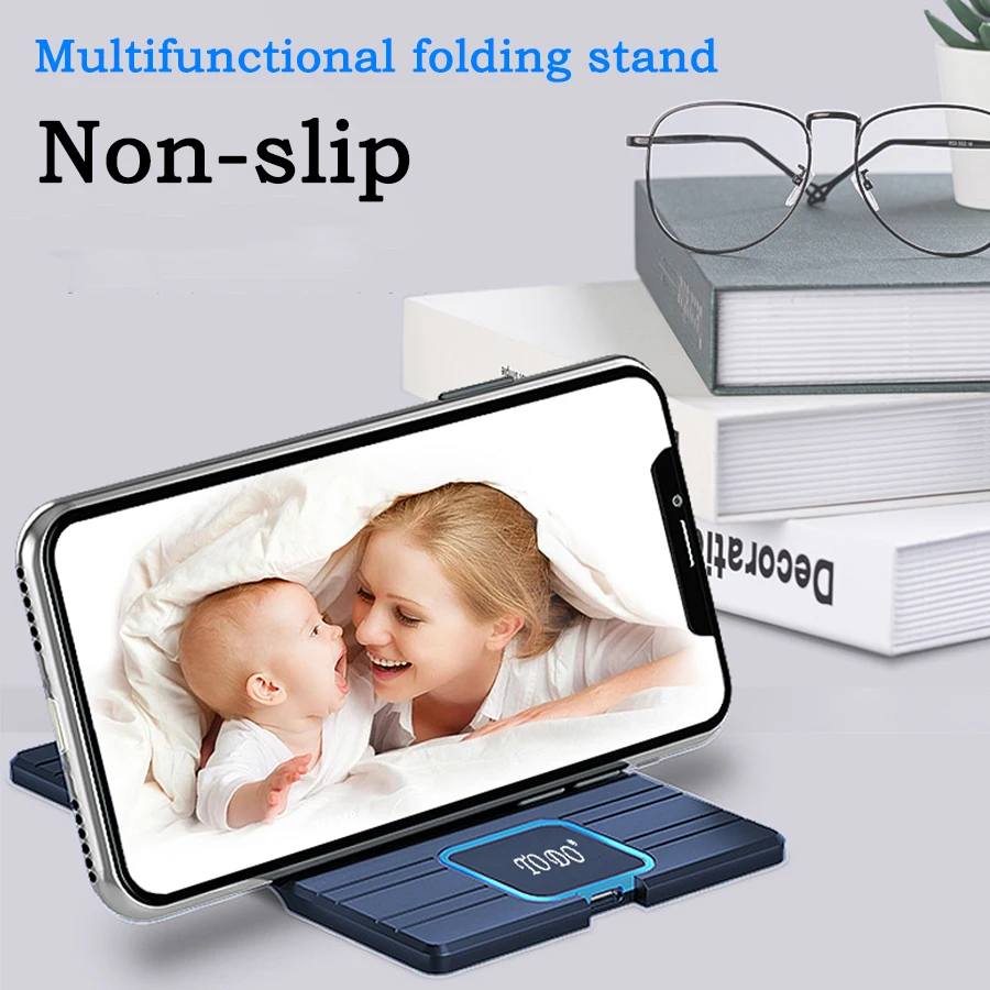 Fold 15W Qi Wireless Charger Stand Phone Holder Fast Charging for IPhone 11 for Samsung Xiaomi Car Desk Silicone Non slip10w 5w