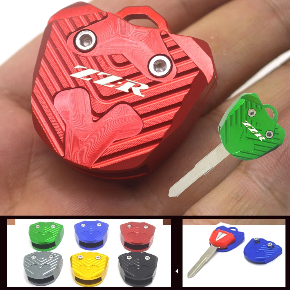 

For KAWASAKI ZZR600 ZZR1200 ZZR1400 (Key Without chip) 2020 NEW Motorcycle CNC Key Case Cover Shell