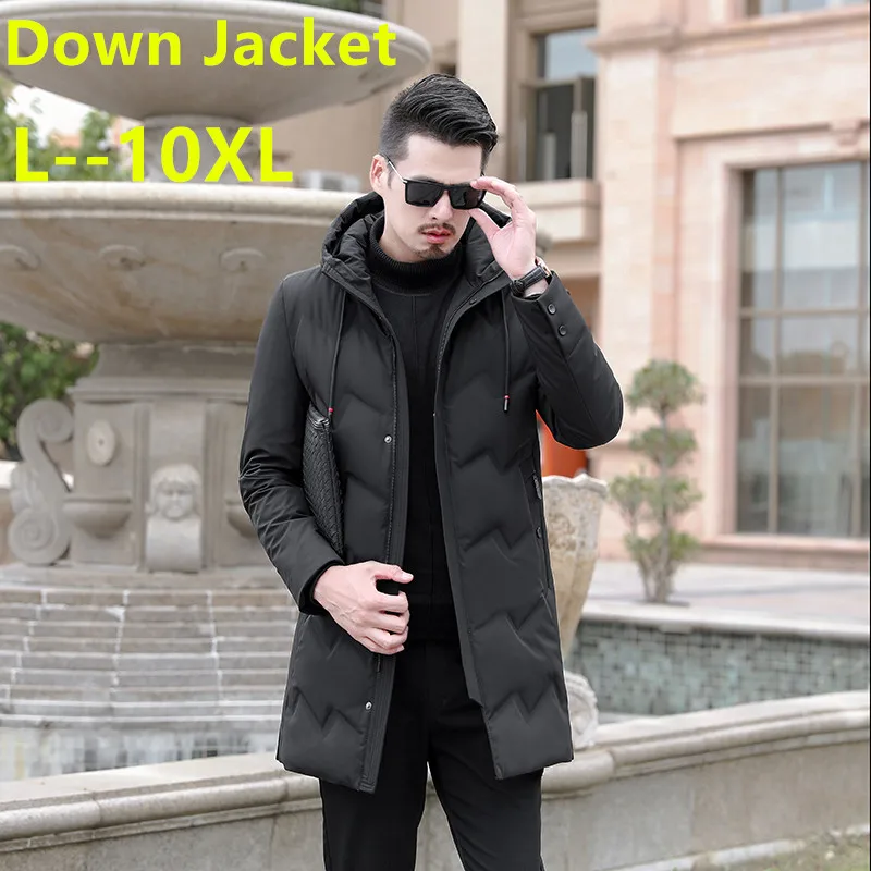 

Plus big size 10XL 8XL 6XL 5XL 4XL 2019 New Winter Men's Dow Jacket Fashion Winter Jackets Male Outerwear Brand Clothing