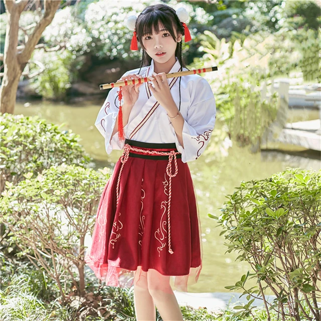 Traditional Japanese Outfits Female | Women Japanese Style Kimonos - Summer  Woman - Aliexpress