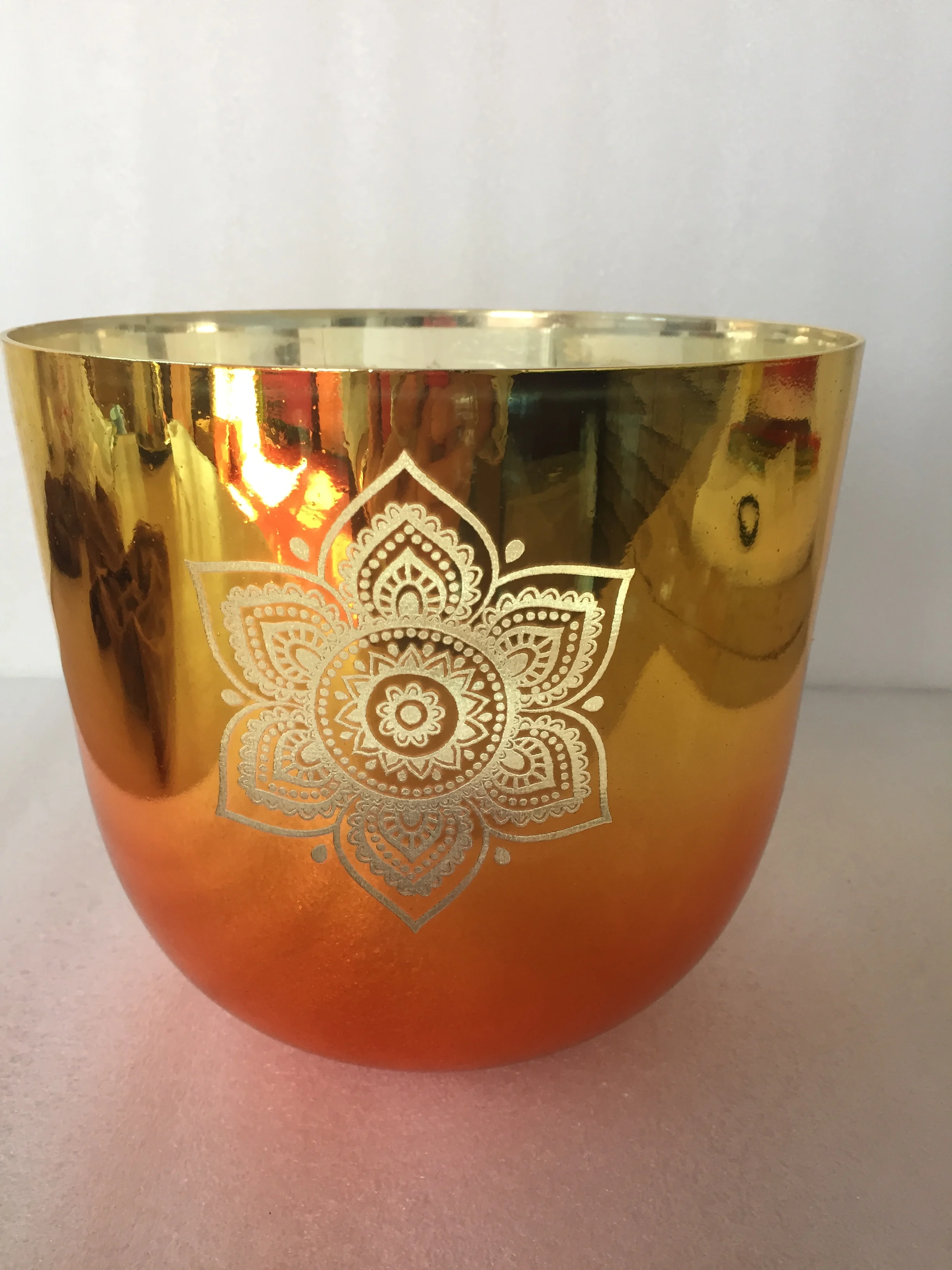 3rd octave mixed color crystal singing bowl perfect pitch D Note sacral chakra 432hz for sound healing. | Спорт и развлечения