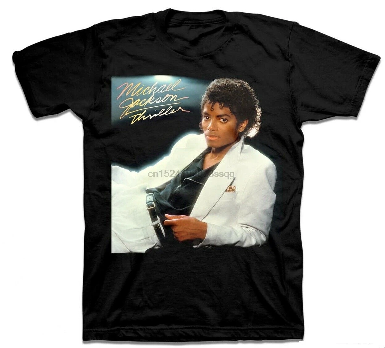 Michael Jackson Thriller Album Cover Mens Black T Shirt Tee T Shirts Aliexpress