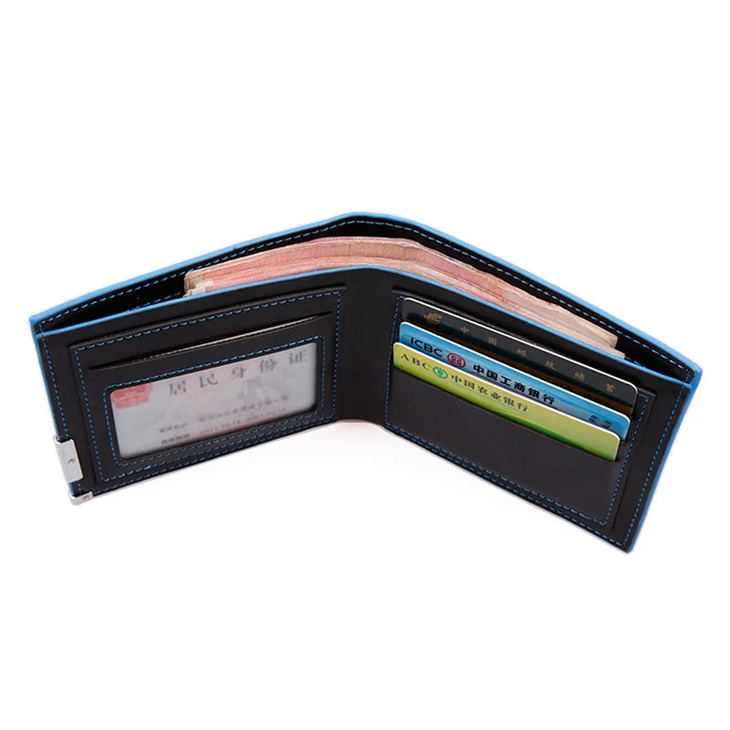 Модный Тонкий деловой кошелёк для банковских карт для мужчин мульти-карта-бит держатель для кредитных карт карманный органайзер водонепроницаемый дорожный зажим для долларов