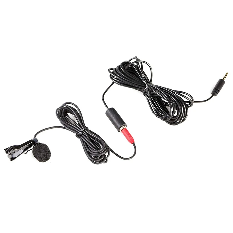 FFYY-Saramonic Sr-Lmx1+ петличный клип на микрофон для смартфонов с 4M Удлинительный кабель профессиональный видео микрофон