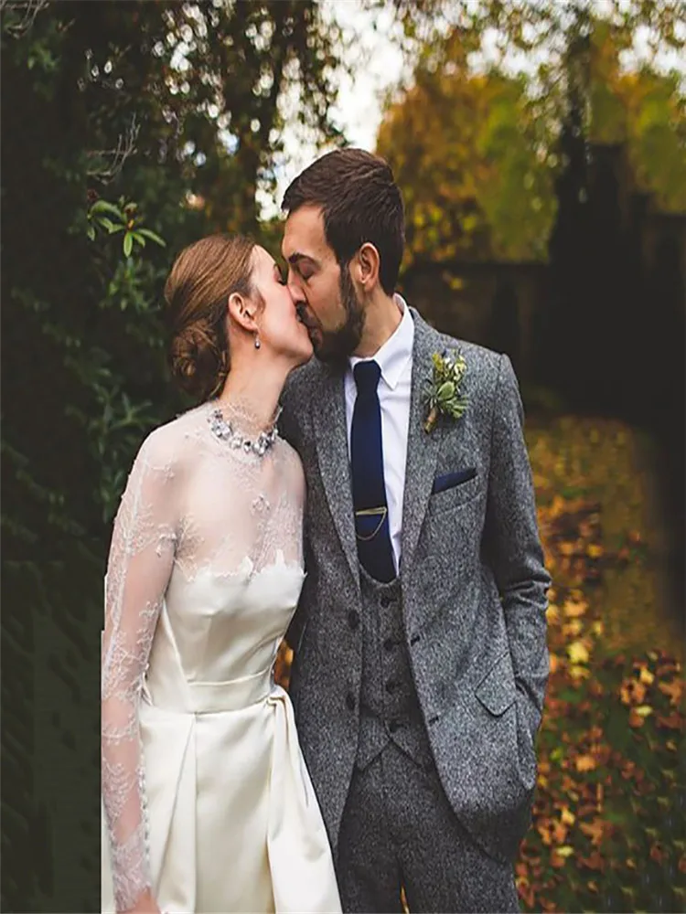 winter wedding outfit men