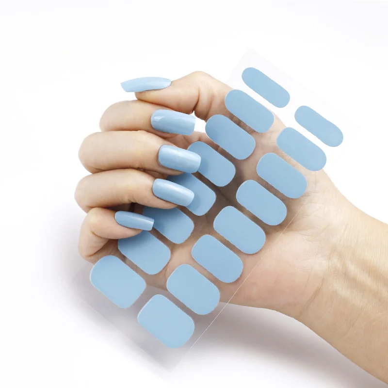 Nail Stickers Nail Art Decoration Nail Decals New Year Nail Wrap DIY Decals Plain Decor Stickers Nail Art Sticker Set Minimalist Strip Christmas Sticker