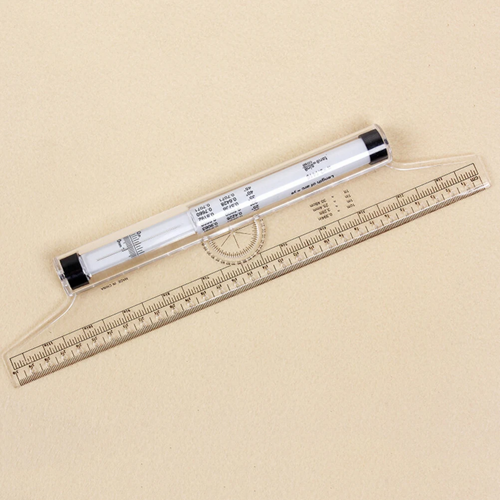 1PC Roll Ruler Parallel Ruler Universal Foot Chiban Angle Rule Balancing Scale Drawing Reglas Multi-purpose Rolling Rule