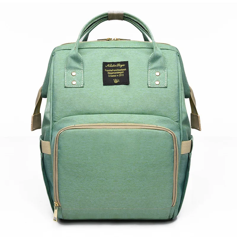 Новая стильная сумка для подгузников в Корейском стиле, рюкзак для женщин, бутылочка для кормления, Раздельный портативный рюкзак для хранения, модный рюкзак для мам