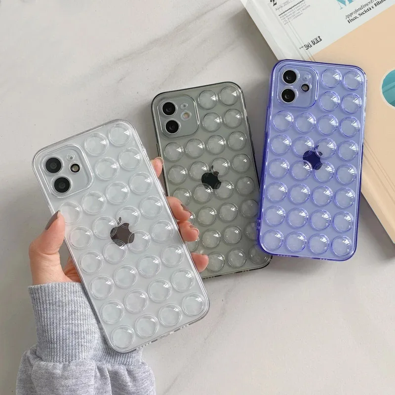 Прозрачный чехол для телефона iPhone 11 12 Pro Max XR XS X 8 7 Plus | Мобильные телефоны и