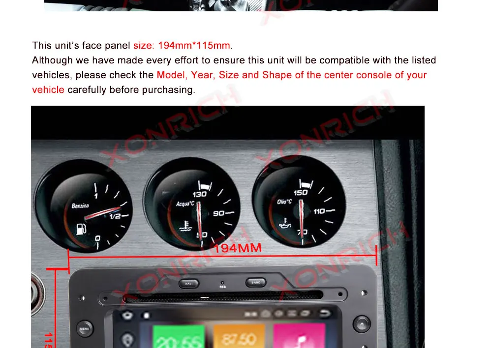 Excellent Xonrich 1 Din Auto Radio Android 9 For Alfa/Romeo/Spider/Brera/159 Sportwagon RAM 4G Car Multimedia Video DVD Player GPS USB DVR 3