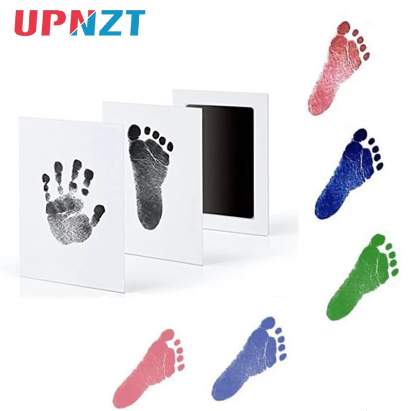 

Infant Baby Handprint Footprint Non-Toxic Newborn Imprint Hand Inkpad Watermark Infant Souvenirs Casting Clay Toys Gift 0-6M