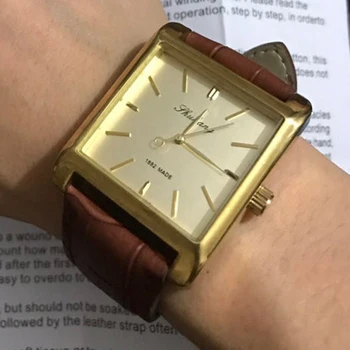 

Brass Mechanical Hand Wind Wristwatches Men Retro Watch Mens Antique Designer Watches Men Calendar Water Resistant Clocks 2020