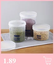 2L пластиковый диспенсер для зерновых культур, ящик для хранения, Кухонный Контейнер для зерна риса, хороший кухонный ящик для хранения риса, ящик для хранения зерна муки#8