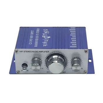 

Hi-Fi 12v Mini Car Stereo Amplifier 2 Channel Auto Audio Digital Amplifiers Sound Cd Dvd Mp3 Input For Motorcycle Home