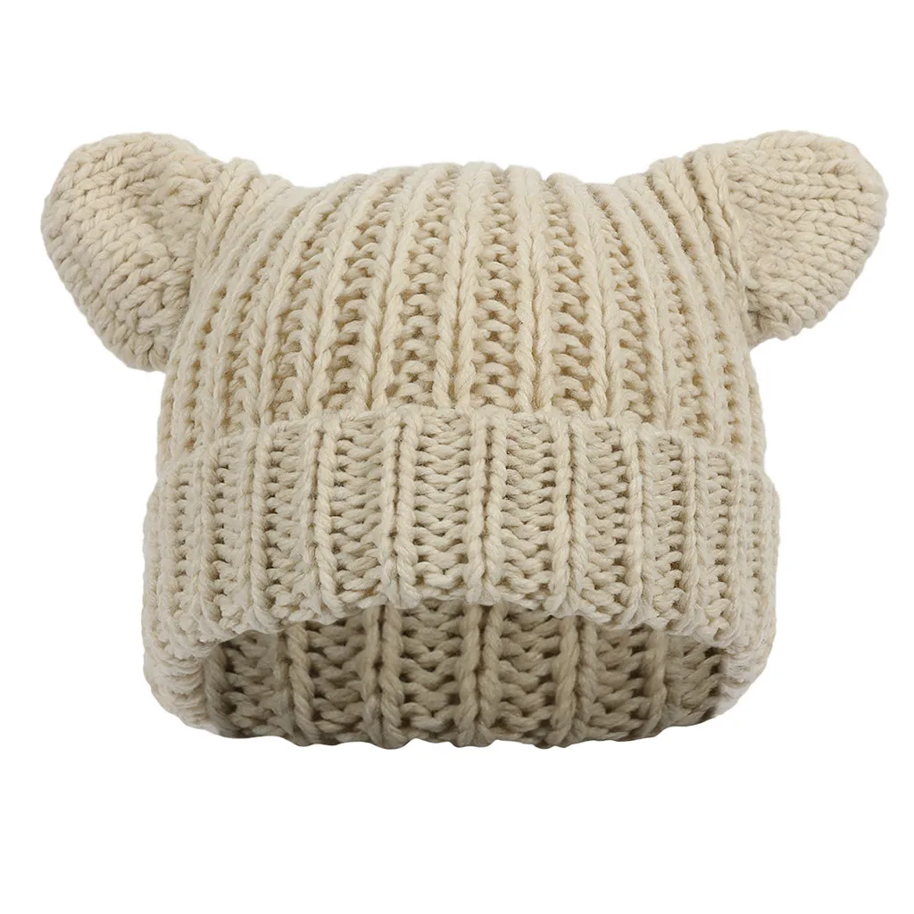 Дизайн, модная зимняя теплая унисекс однотонная флисовая подкладка, головной убор, вязаная шапка, шапка для улицы, рождественские подарки