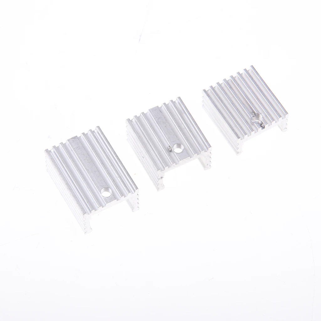 Aluminum Heat Sink TO-220 Heatsink Kit Cooler Cooling for Transistor