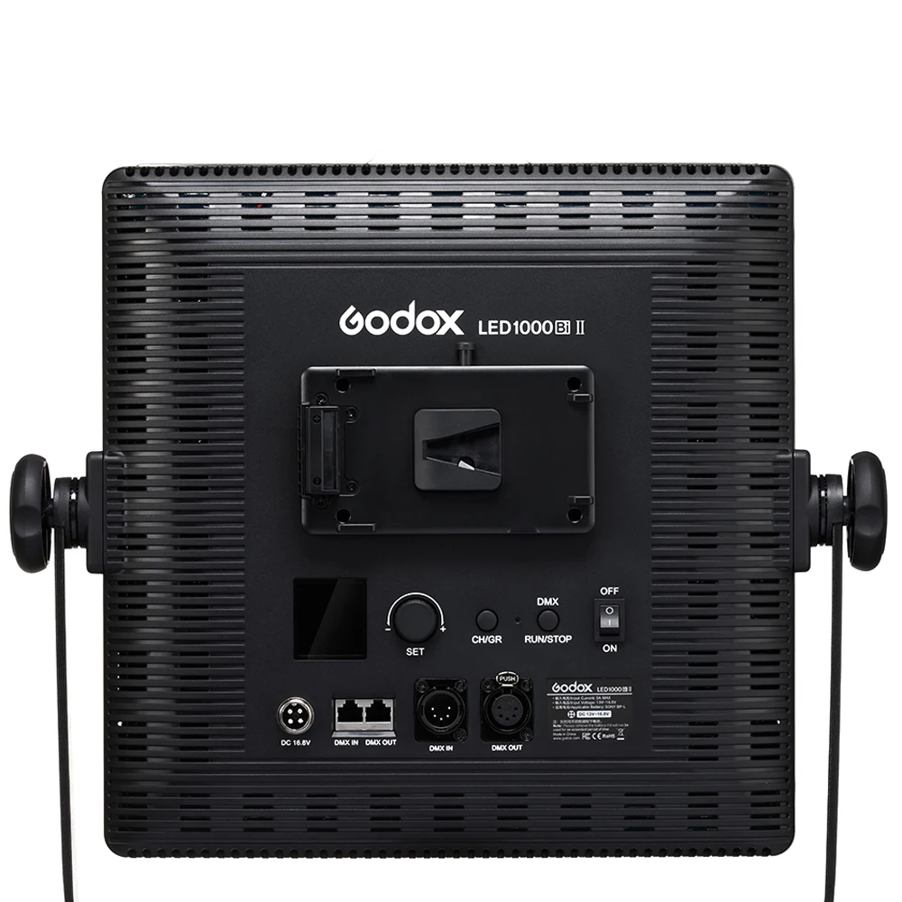 Godox светодиодный 1000Bi II Bi Цвет/светодиодный 1000D 5600K DMX Порты и разъёмы Дистанционное
