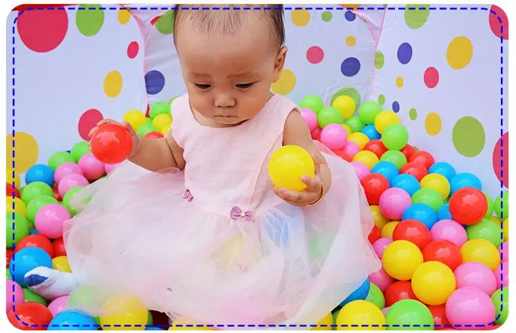 Нетоксичный шар толстый шар Океанский цветной шар бассейны унисекс игрушечный шар для детей прозрачный хрустальный шар