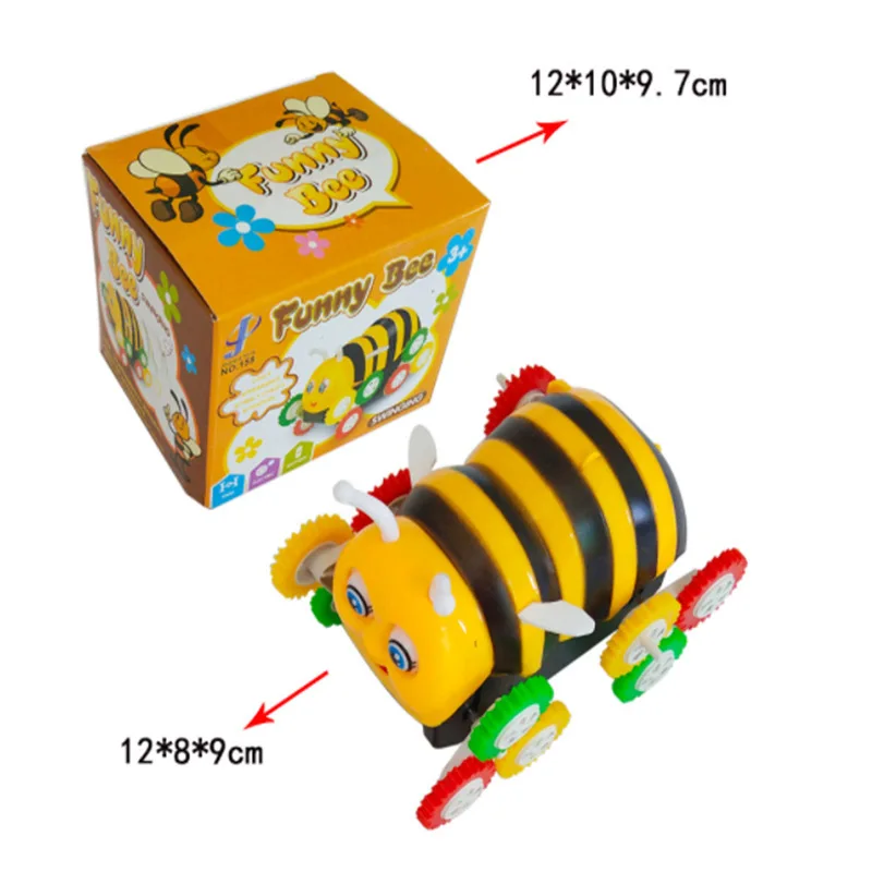 

Electric Tilting Bees Car Small Bees Tilting Car Stunt Roll Crawler Caterpillar CHILDREN'S Toy Car