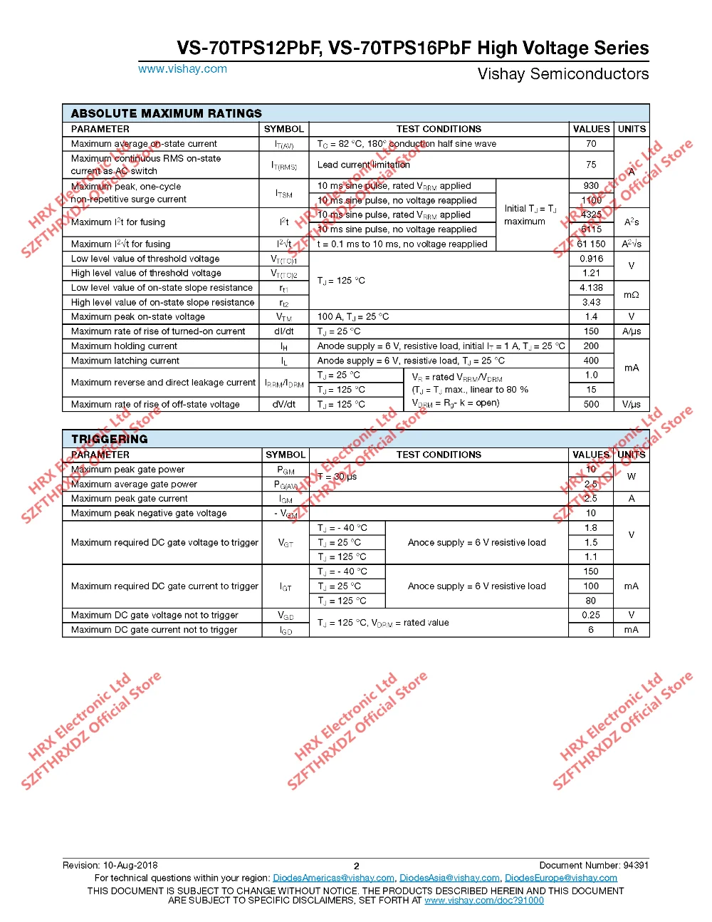 VS-70TPS16PBF супер-247 70TPS16 TO247 70TPS16PBF-247 70A 1600V 1.6KV(5 предмета в комплекте-10 шт