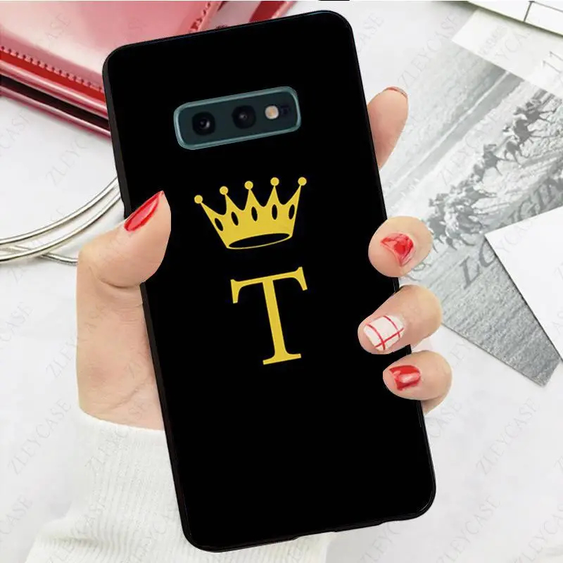 Funny Gold Crown Letter