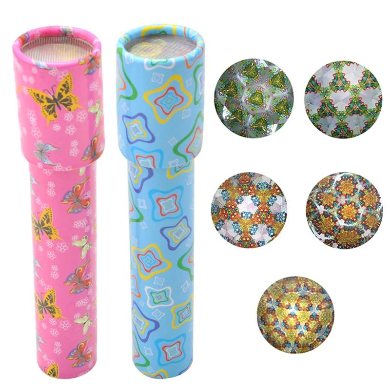 Children's Kaleidoscope Toys Classic Educational Imaginative Fancy Colored World Baby Toy Butterfly | Игрушки и хобби