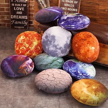 

3D Planet Cushion Solar System Sun Moon Earth Decorative Pillow for Kids Room Sofa Bed Throw Pillow Gift Boy Cushion Children