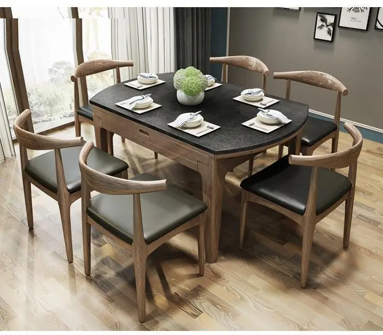 Masa Sandalye Salle Manger современный A Langer Eettafel Meja Makan деревянный круглый стол для столовой