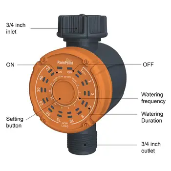 

Garden Watering Timer Water Timer Gravity Fed System Dripper / Irrigation Hydroponics Grow Irrigation Timer Controller System
