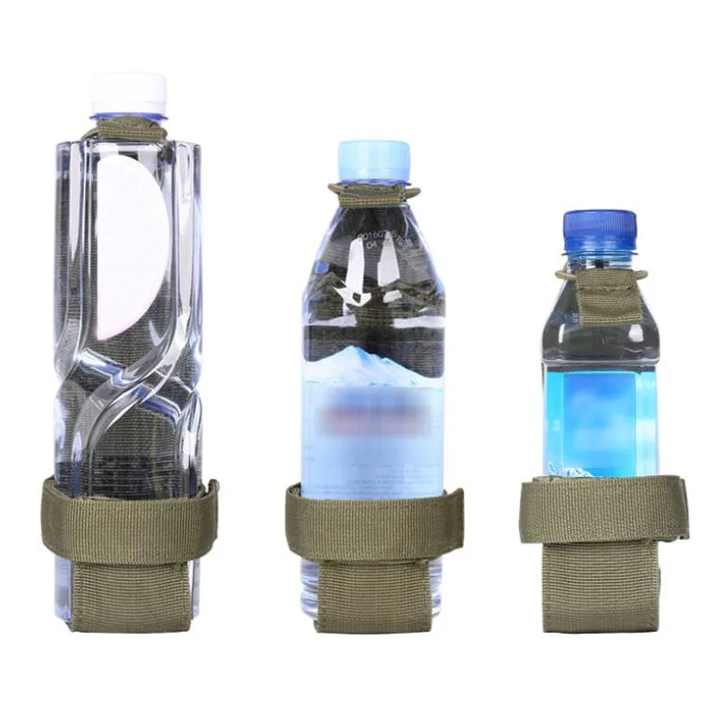 Portable Molle Water Bottle Holder Hunting Molle Backpack Hiking Camping Travel Kits Umbrell Kettle Carrier Pouch Waist Bag water bottle holder