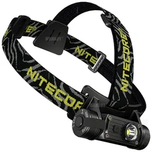 NITECORE HC60 v2 1200 Lumen USB Aufladbare Scheinwerfer + 18650 Batterie + USB-C Ladekabel für Im Freien Such Jagd Camping