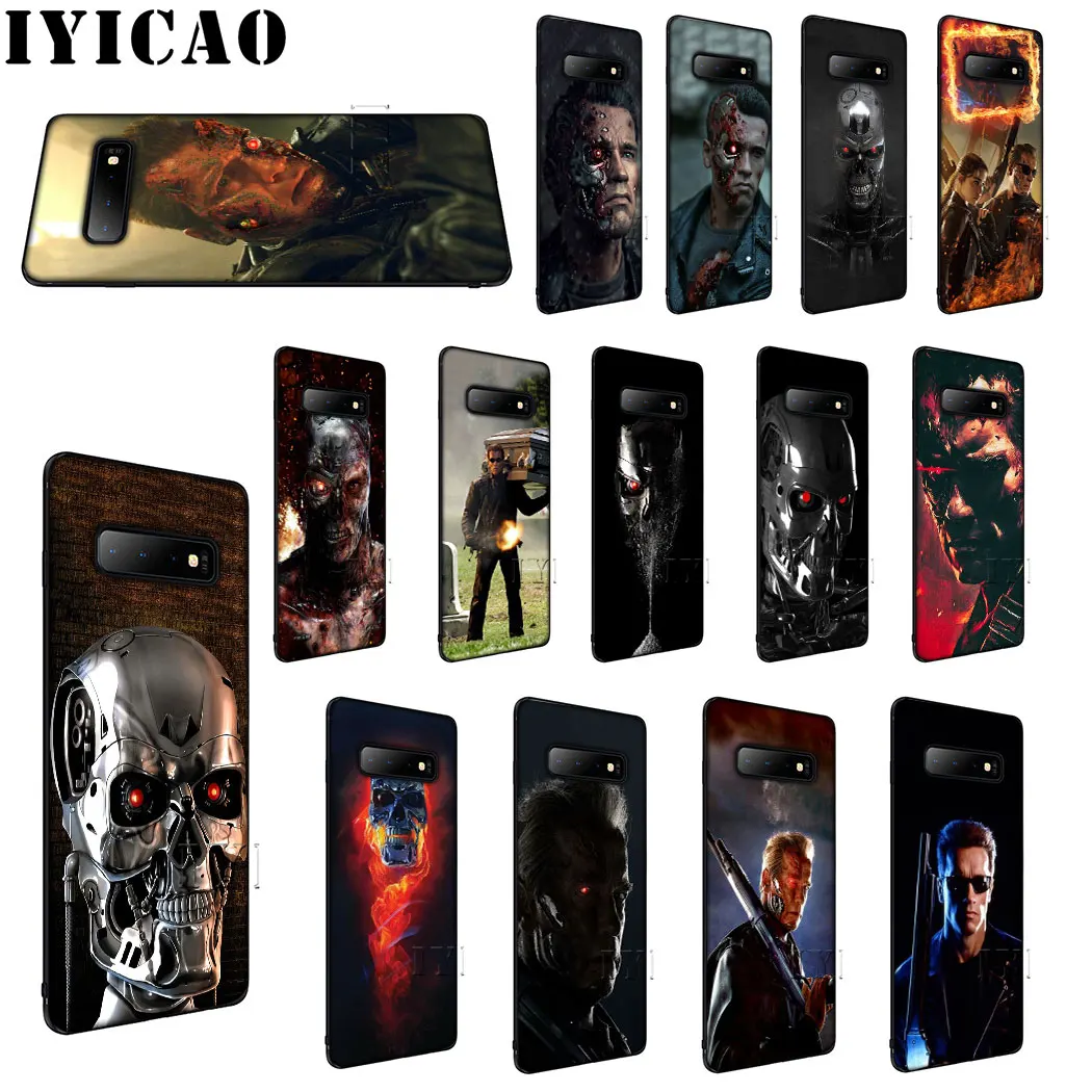 IYICAO Терминатор Schwarzenegger Мягкий силиконовый чехол для samsung S6 S7 S8 Edge S9 S10 Plus S10e