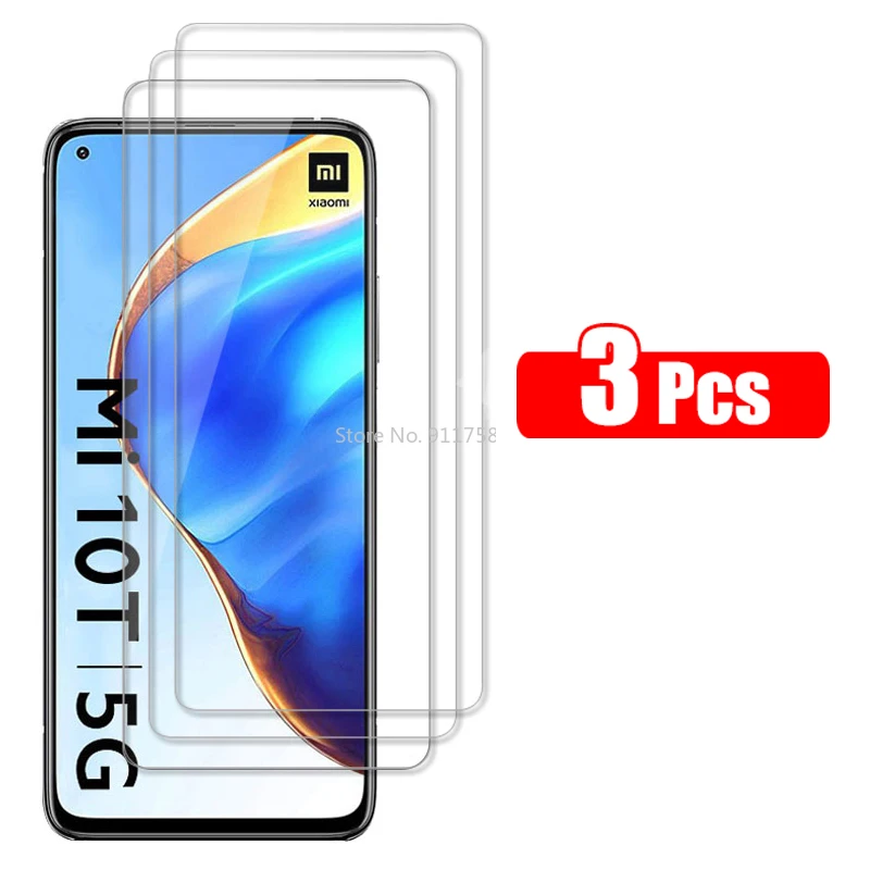 

3 шт. Защитное стекло для Xiaomi Mi 10T Lite 9T Pro закаленное стекло на Xiomi Xiaome 10TPro 10tlite Защитная пленка для переднего экрана