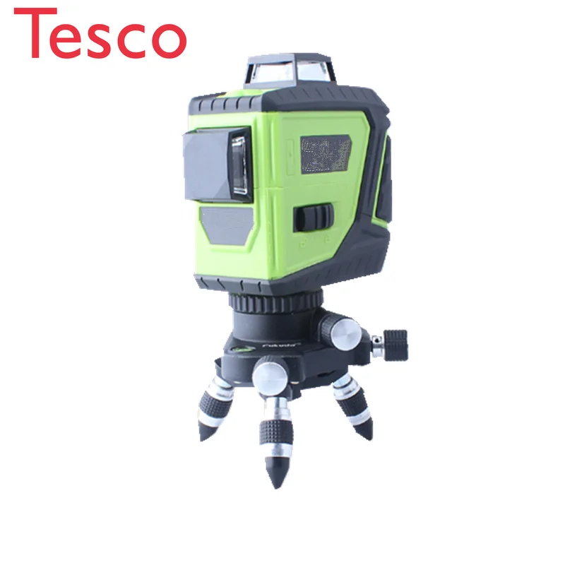 

12 Lines 3D Laser Level Self-leveling Horizontal and Vertical Cross Line Green Laser Beam