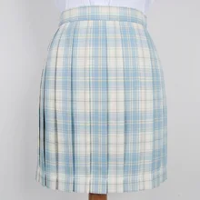 Летняя женская JK Униформа юбка Студенческая для девочек Harajuku стиль Высокая талия клетчатая плиссированная повседневная юбка школьная форма юбка Мори для девушки