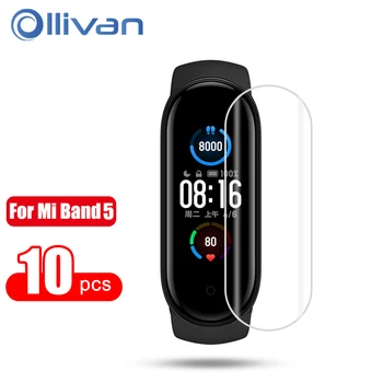 

Mi Band 5 Full Film Cover Screen Protector For Xiaomi Mi Band 5 Screen Protection Soft Film Miband 5 Smart Watch Accessories
