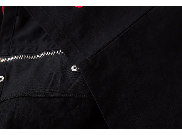 Aolamegs куртки для мужчин с несколькими карманами спортивный костюм лоскутный цвет хип-хоп стиль Lover High Street Advanced Повседневная Уличная осенняя одежда