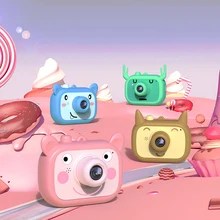 Детская цифровая камера игрушка детский мультфильм образовательный подарок 5 языков поддерживается 1600W HD перезаряжаемая анти-осенняя камера
