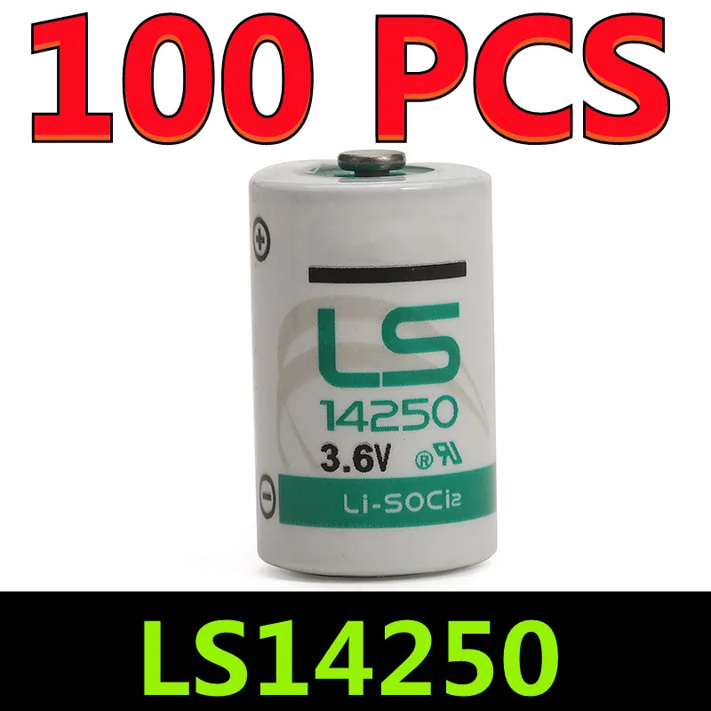 100 шт. оригинальные новые ячейки SAFT 3 6 V 14250 LS14250 1/2AA для измерения электронного
