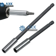 Магнитные держатели для бит 1/" шестигранник 60 мм 75 мм 100 мм 150 мм отвертка сверло длинный удлинитель инструменты для быстрой смены LT323