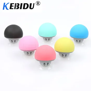 

Kebidu Mini Wireless Bluetooth Speaker Mushroom Portable Waterproof Shower Stereo Subwoofer Music Player For IPhone Android