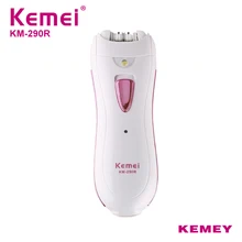 Kemei перезаряжаемое электрическое устройство для удаления волос, устройство для удаления волос для лица, подмышек, частей тела, триммер для волос, KM-290R