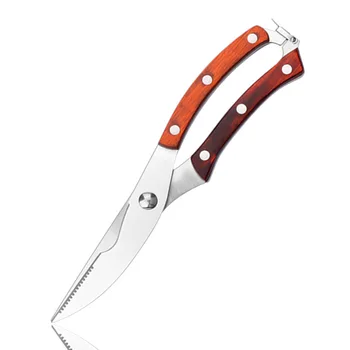 

Kitchen Scissor Stainless Steel Chicken Bone Fish Duck Meat Scissors Cutter with Safe Lock
