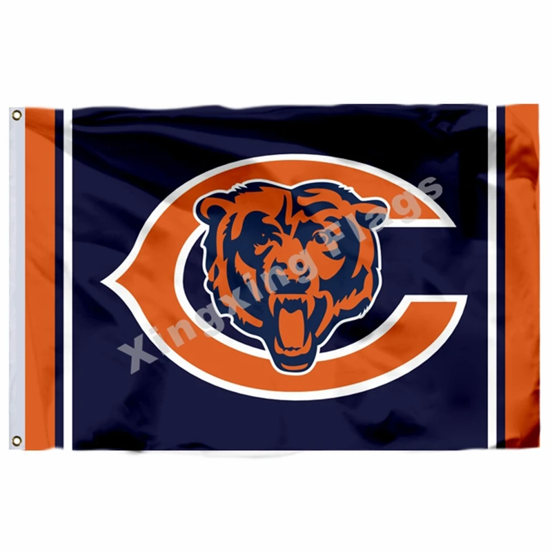 Chicago Bears касательно видоизмененного Флаг США 3ft X 5ft полиэстер баннер летающие Размеры № 4 90X150 см Изготовленный На Заказ Флаг - Цвет: G2