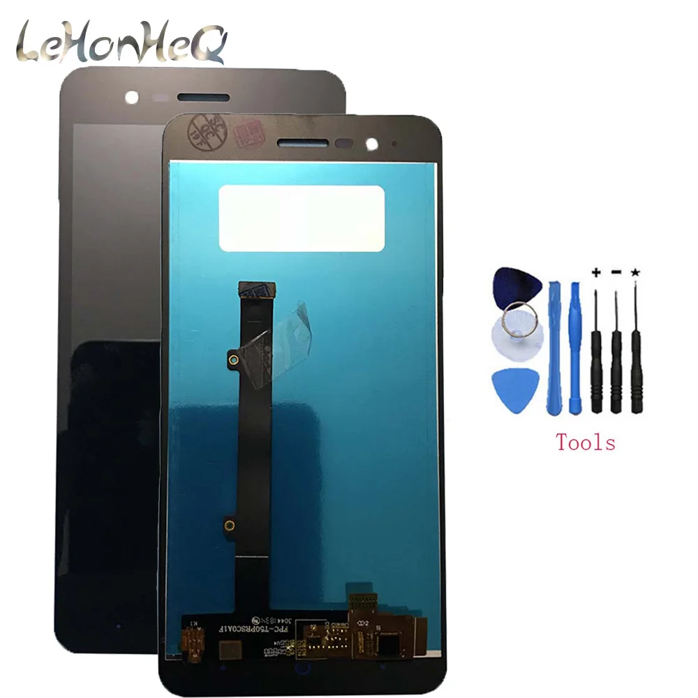 100% супер AMOLED ЖК-для ZTE Blade A510 ЖК-дисплей с сенсорным экраном дигитайзер в сборе
