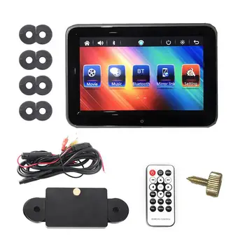 

8'' HD Car Headrest Monitor DVD Video Player USB/SD/FM TFT LCD Digital Screen Touch Button Game Remote Control Car MP5 Player