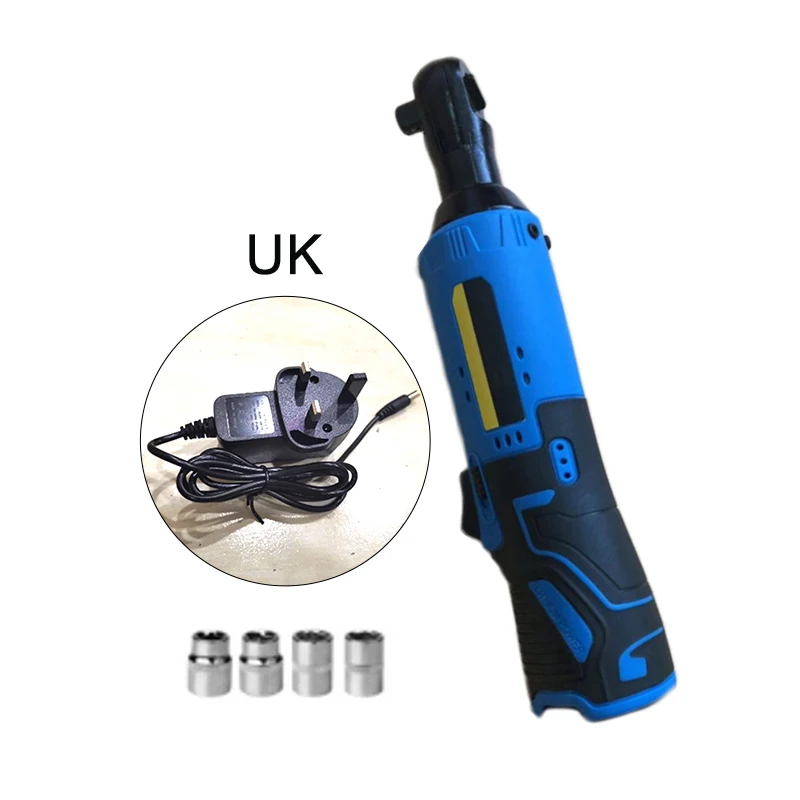 

Electric Ratchet Wrench 40NM 230rpm Repair Maintenance 100-240V Charger