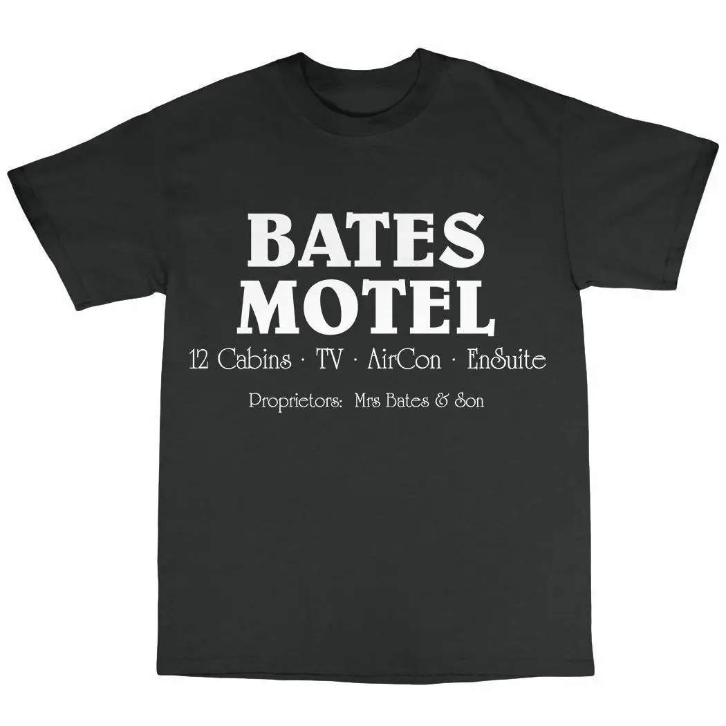 Bates Motel Inspired T-Shirt 100% Cotton Psycho Alfred Hitchcock Horror |