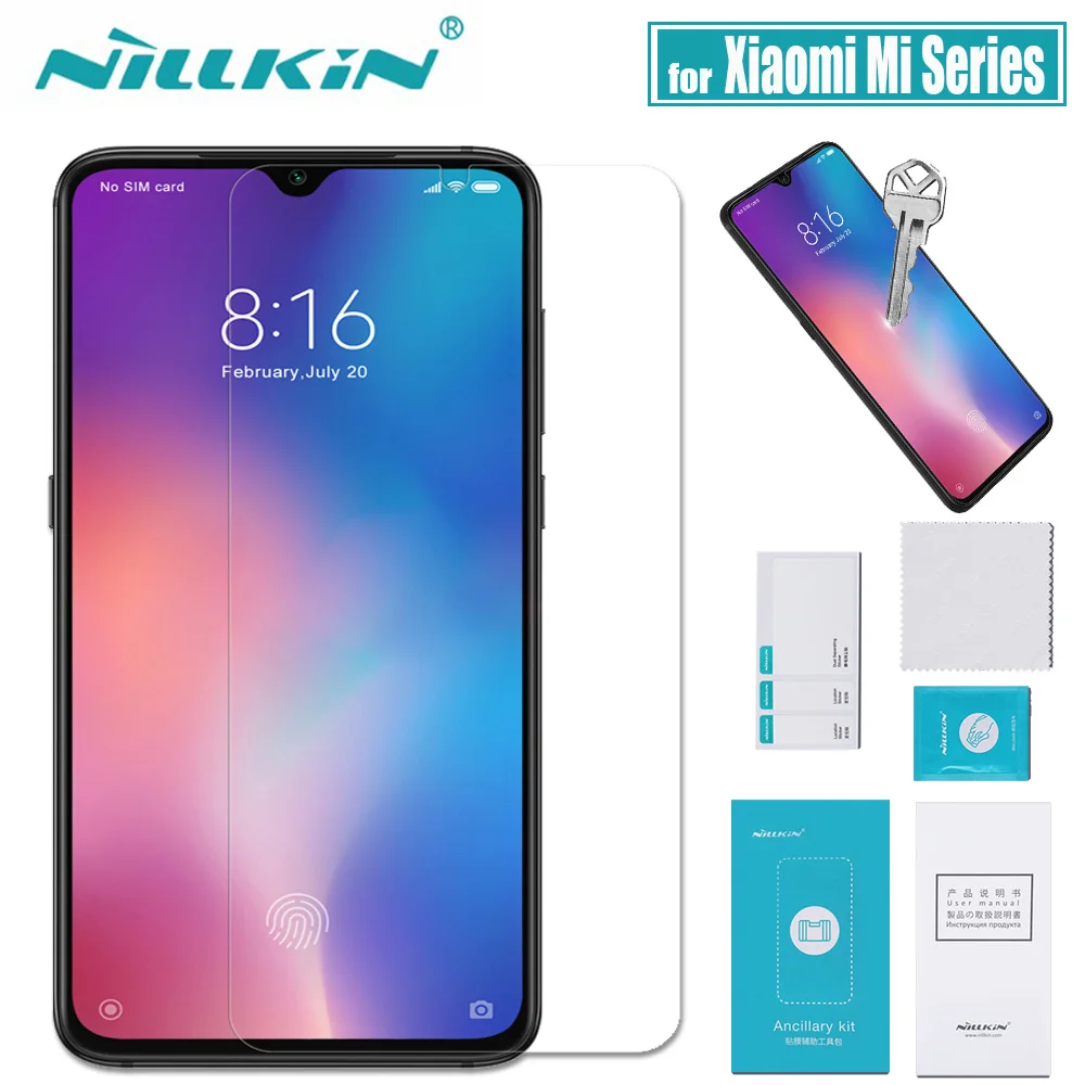 

Xiaomi Mi 9T Pro Glass Screen Protector Nillkin 9H Hard Clear Safety Glass Xiaomi Mi 9 SE Protective Glass on Mi9 Explore Film